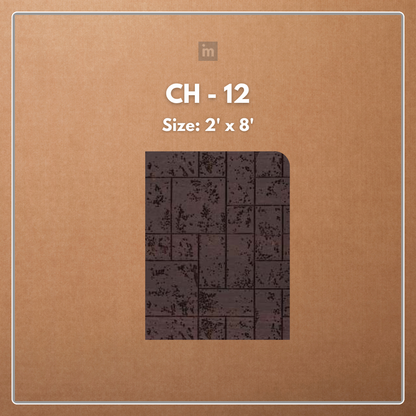 CH - 12 - 2 FT X 8 FT - DECORATIVE CHARCOAL PANELS - CHARCOLITE