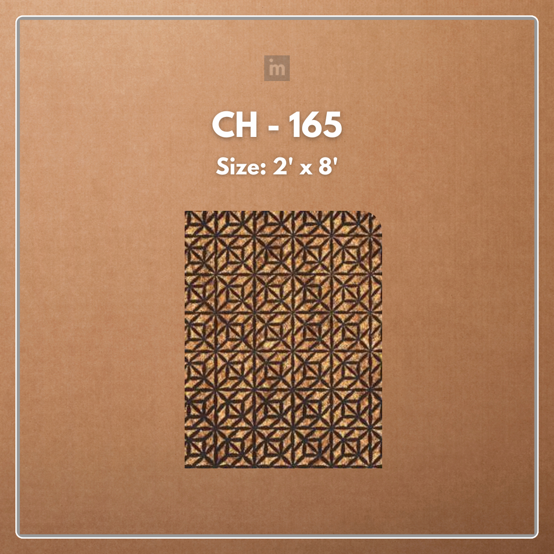 CH - 165 - 2 FT X 8 FT - DECORATIVE CHARCOAL PANELS - CHARCOLITE