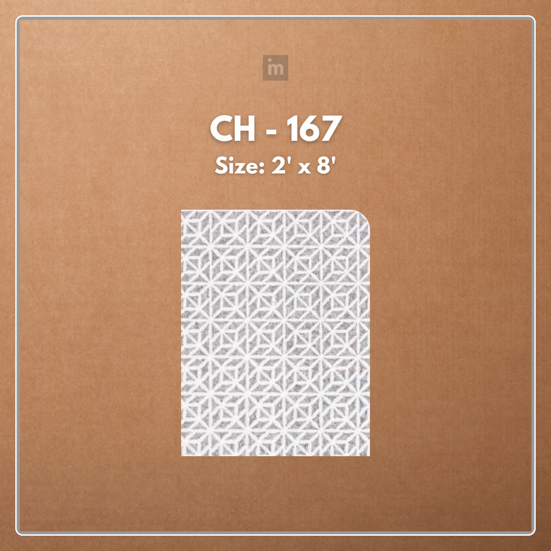 CH - 167 - 2 FT X 8 FT - DECORATIVE CHARCOAL PANELS - CHARCOLITE