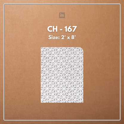 CH - 167 - 2 FT X 8 FT - DECORATIVE CHARCOAL PANELS - CHARCOLITE