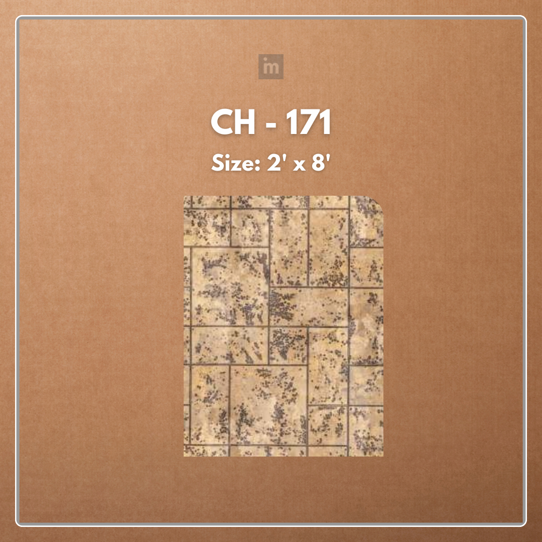 CH - 171 - 2 FT X 8 FT - DECORATIVE CHARCOAL PANELS - CHARCOLITE