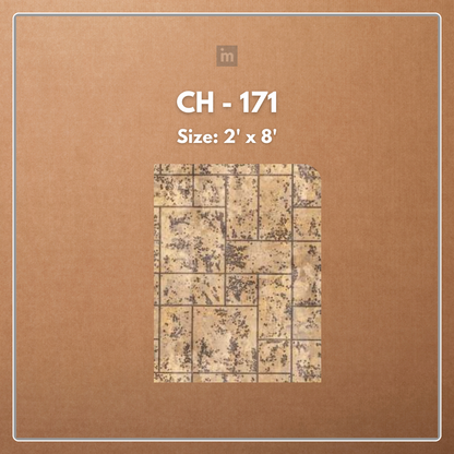 CH - 171 - 2 FT X 8 FT - DECORATIVE CHARCOAL PANELS - CHARCOLITE