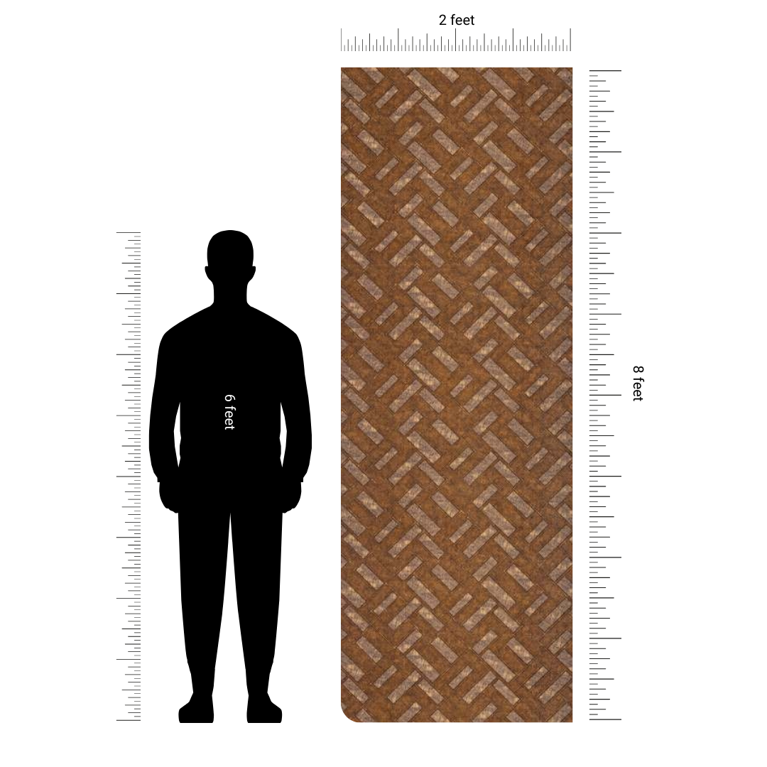 CH - 204 - 2 FT X 8 FT - DECORATIVE CHARCOAL PANELS - CHARCOLITE