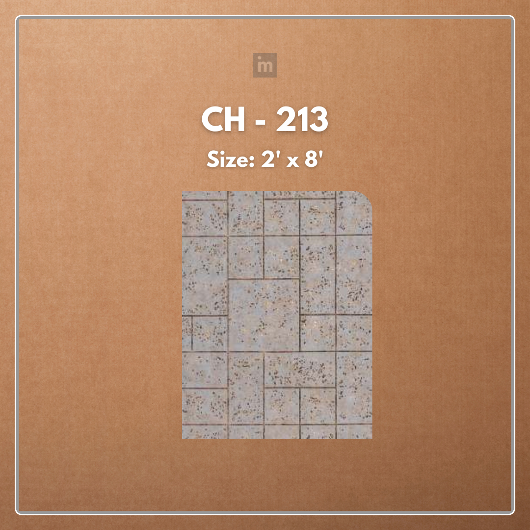 CH - 213 - 2 FT X 8 FT - DECORATIVE CHARCOAL PANELS - CHARCOLITE