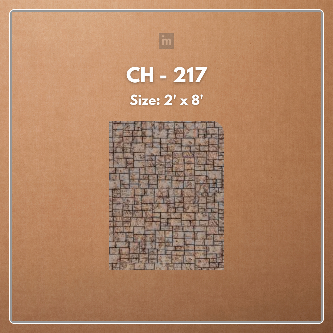 CH - 217 - 2 FT X 8 FT - DECORATIVE CHARCOAL PANELS - CHARCOLITE