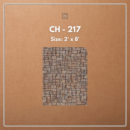 CH - 217 - 2 FT X 8 FT - DECORATIVE CHARCOAL PANELS - CHARCOLITE