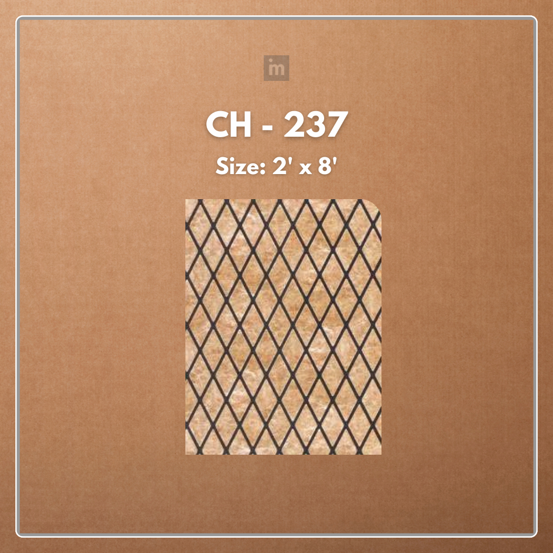 CH - 237 - 2 FT X 8 FT - DECORATIVE CHARCOAL PANELS - CHARCOLITE