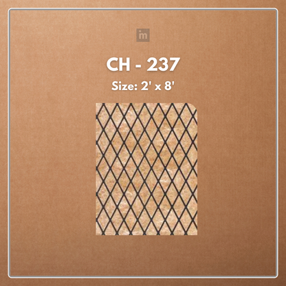 CH - 237 - 2 FT X 8 FT - DECORATIVE CHARCOAL PANELS - CHARCOLITE