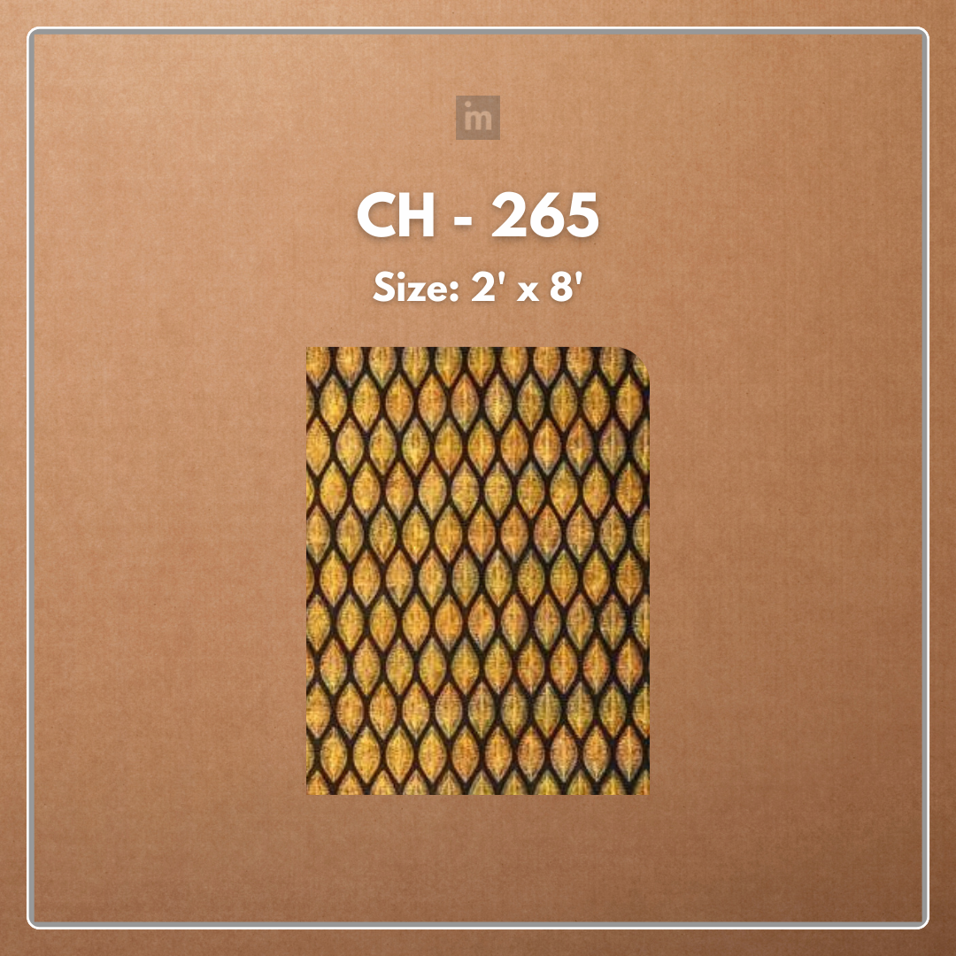 CH - 265 - 2 FT X 8 FT - DECORATIVE CHARCOAL PANELS - CHARCOLITE