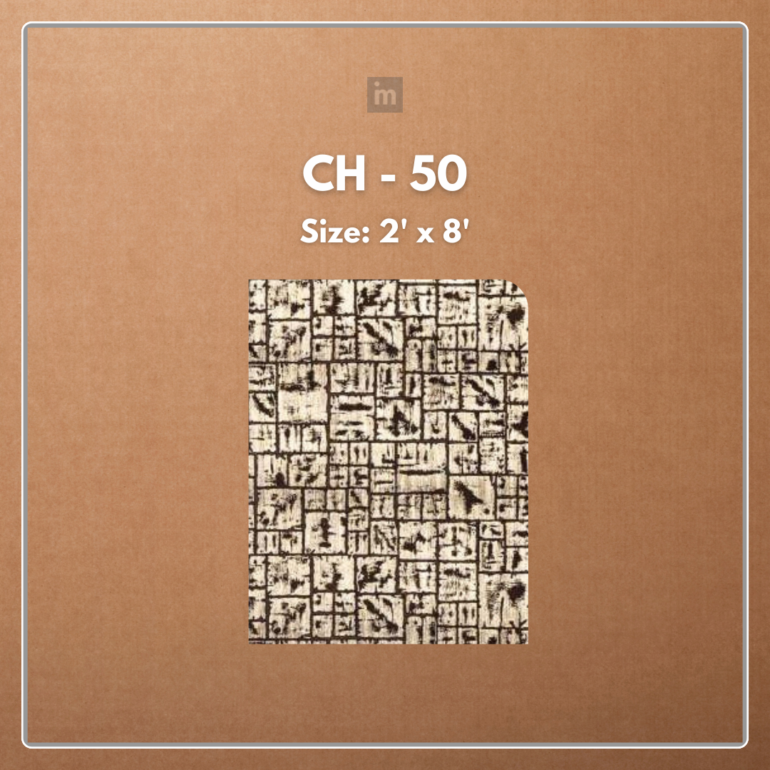 CH - 50 - 2 FT X 8 FT - DECORATIVE CHARCOAL PANELS - CHARCOLITE