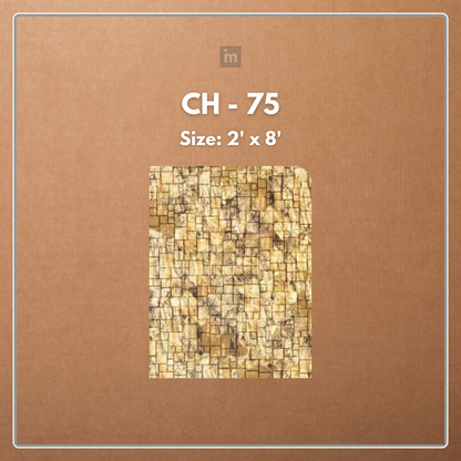 CH - 75 - 2 FT X 8 FT - DECORATIVE CHARCOAL PANELS - CHARCOLITE