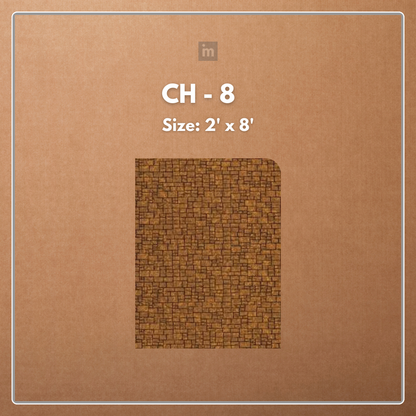 CH - 8 - 2 FT X 8 FT - DECORATIVE CHARCOAL PANELS - CHARCOLITE