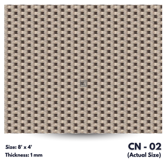 CN - 02 / CANE LAMINATE   / DECORATIVE LAMINATE /  1MM - 8FT x 4FT