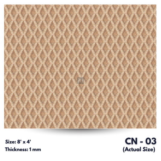 CN - 03 / CANE LAMINATE   / DECORATIVE LAMINATE /  1MM - 8FT x 4FT