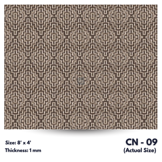 CN - 09 / CANE LAMINATE   / DECORATIVE LAMINATE / 1MM - 8FT x 4FT