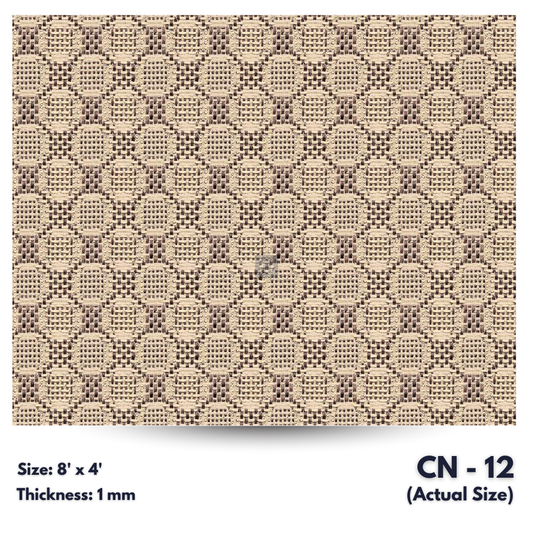 CN - 12 / CANE LAMINATE   / DECORATIVE LAMINATE / 1MM - 8FT x 4FT