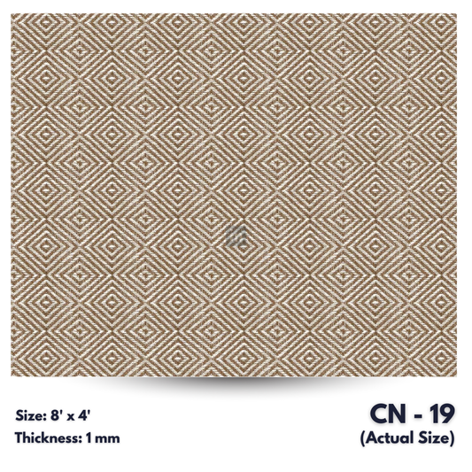 CN - 19 / CANE LAMINATE   / DECORATIVE LAMINATE /  1MM - 8FT x 4FT