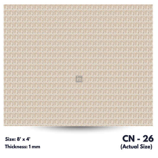 CN - 26 / CANE LAMINATE   / DECORATIVE LAMINATE /  1MM - 8FT x 4FT