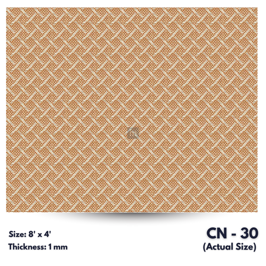 CN - 30 / CANE LAMINATE   / DECORATIVE LAMINATE /  1MM - 8FT x 4FT