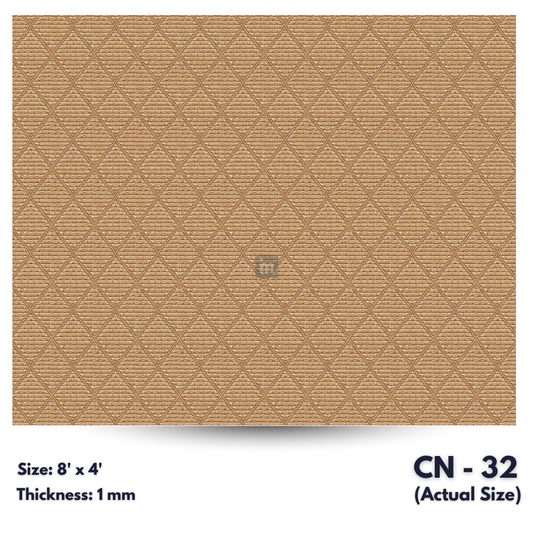 CN - 32 / CANE LAMINATE   / DECORATIVE LAMINATE /  1MM - 8FT x 4FT