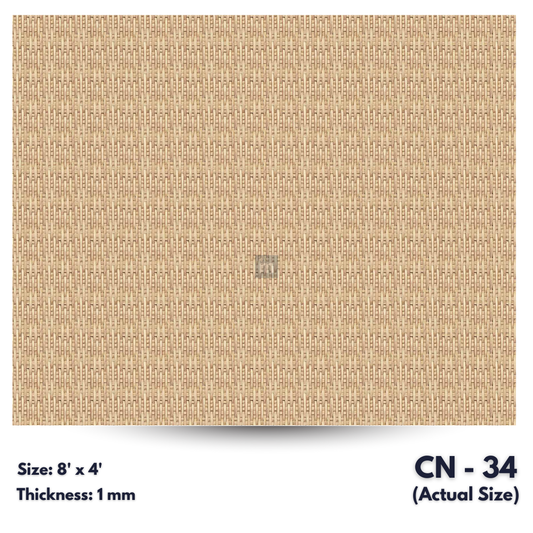 CN - 34 / CANE LAMINATE   / DECORATIVE LAMINATE /  1MM - 8FT x 4FT