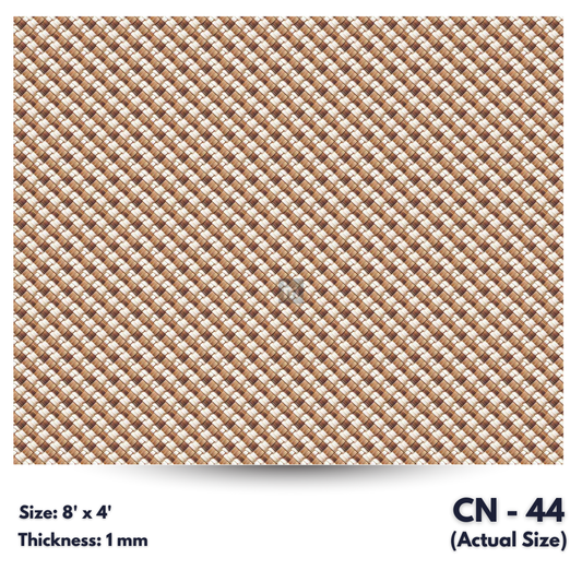 CN - 44 / CANE LAMINATE   / DECORATIVE LAMINATE /  1MM - 8FT x 4FT