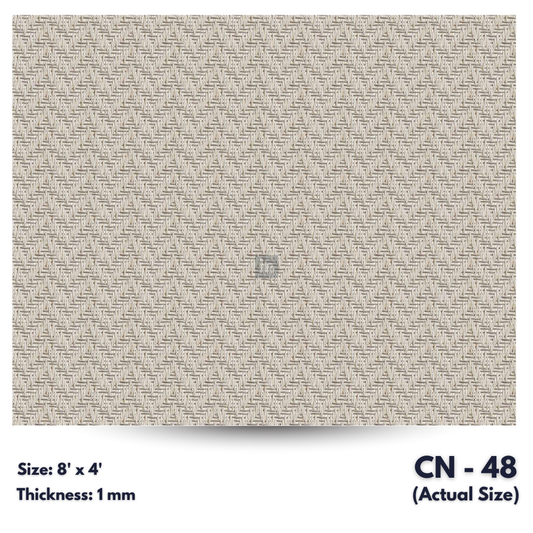 CN - 48 / CANE LAMINATE   / DECORATIVE LAMINATE /  1MM - 8FT x 4FT