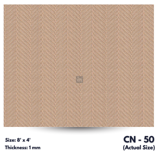 CN - 50 / CANE LAMINATE   / DECORATIVE LAMINATE /  1MM - 8FT x 4FT