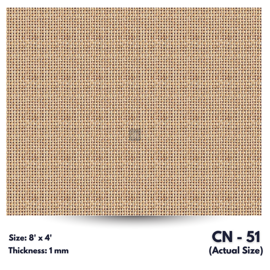 CN - 51 / CANE LAMINATE   / DECORATIVE LAMINATE /  1MM - 8FT x 4FT