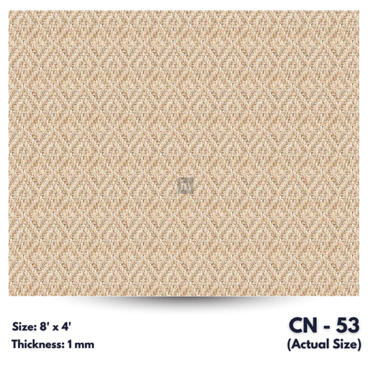 CN - 53 / CANE LAMINATE   / DECORATIVE LAMINATE /  1MM - 8FT x 4FT