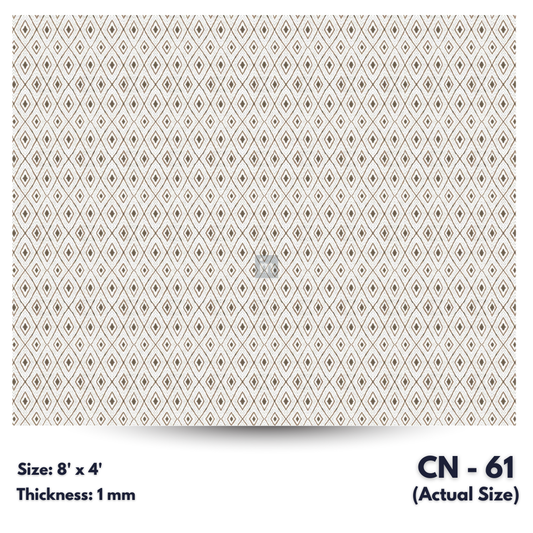 CN - 61 / CANE LAMINATE   / DECORATIVE LAMINATE /  1MM - 8FT x 4FT