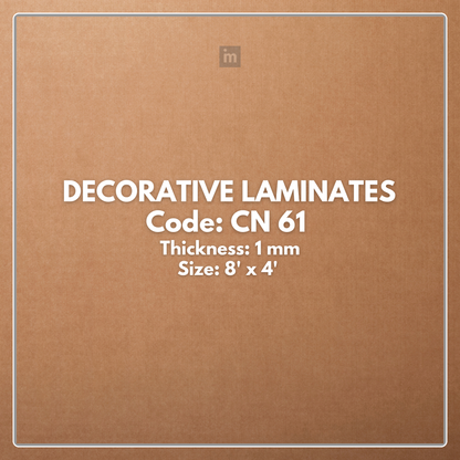 CN - 61 / CANE LAMINATE   / DECORATIVE LAMINATE /  1MM - 8FT x 4FT