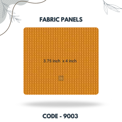 9003 - 3.75 X 4 INCH - LEATHER, FABRIC AND CORK SERIES -FURLITE - FABRIC PANEL