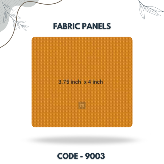 9003 - 3.75 X 4 INCH - LEATHER, FABRIC AND CORK SERIES -FURLITE - FABRIC PANEL