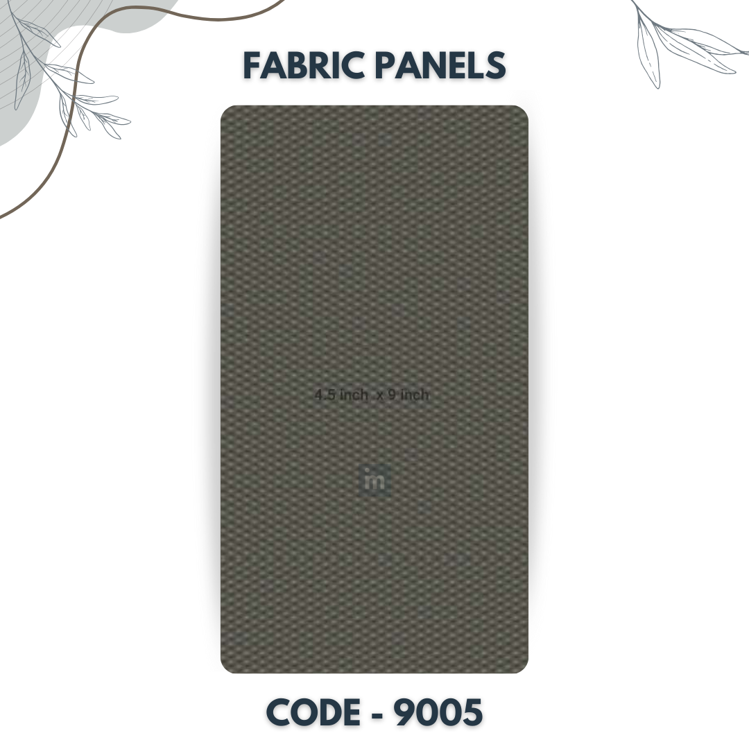 9005 - 4.5 X 9 INCH - LEATHER, FABRIC AND CORK SERIES -FURLITE - FABRIC PANEL