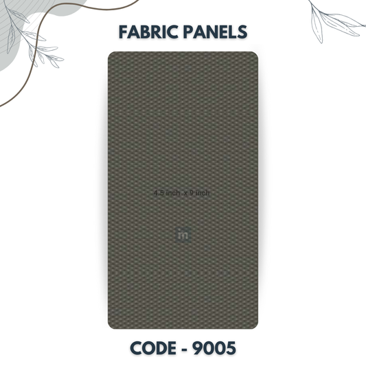 9005 - 4.5 X 9 INCH - LEATHER, FABRIC AND CORK SERIES -FURLITE - FABRIC PANEL
