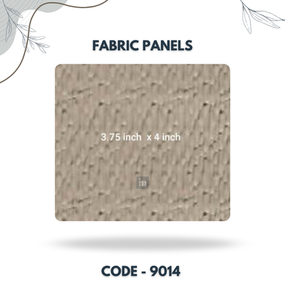 9014 - 3.75 X 4 INCH - LEATHER, FABRIC AND CORK SERIES -FURLITE - FABRIC PANEL