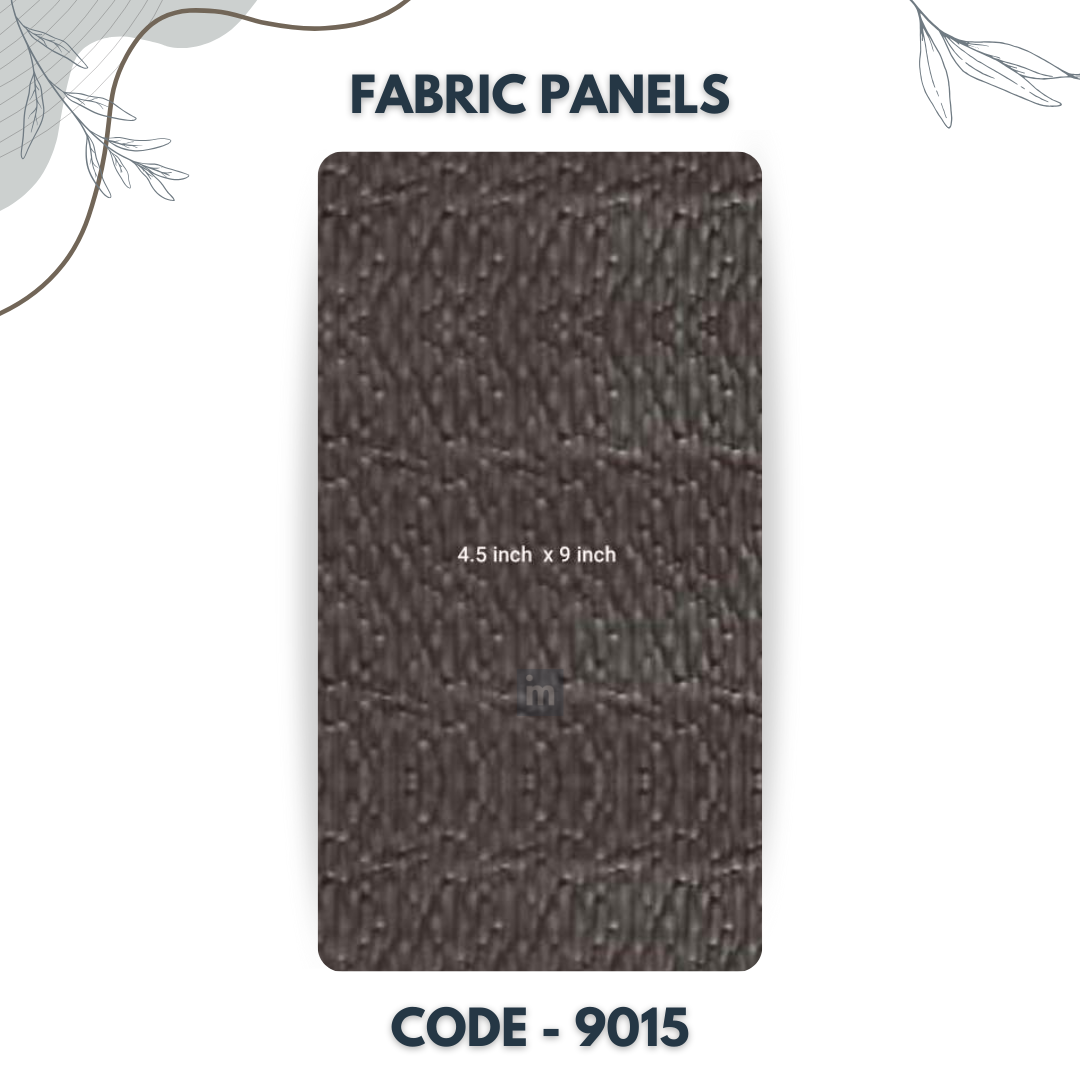 9015 - 4.5 X 9 INCH - LEATHER, FABRIC AND CORK SERIES -FURLITE - FABRIC PANEL