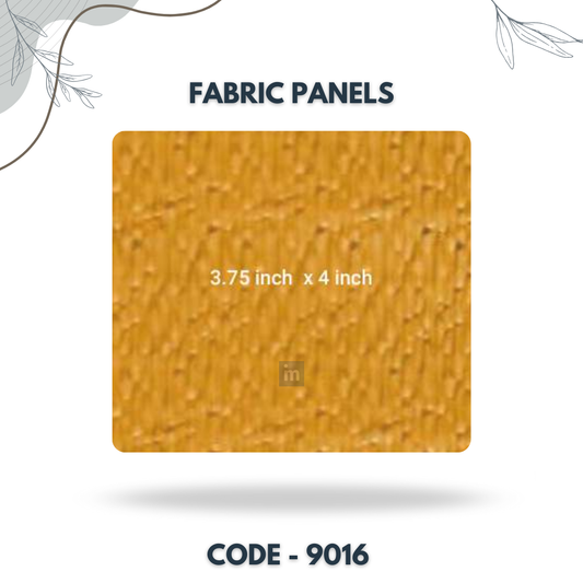9016 - 3.75 X 4 INCH - LEATHER, FABRIC AND CORK SERIES -FURLITE - FABRIC PANEL