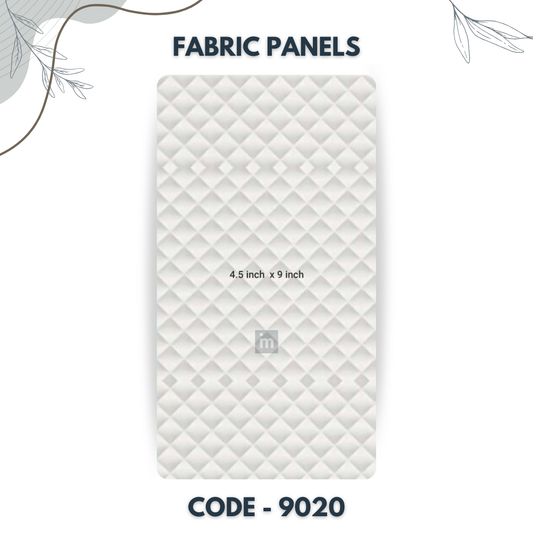 9020 - 4.5 X 9 INCH - LEATHER, FABRIC AND CORK SERIES -FURLITE - FABRIC PANEL
