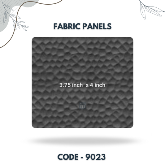 9023 - 3.75 X 4 INCH - LEATHER, FABRIC AND CORK SERIES -FURLITE - FABRIC PANEL