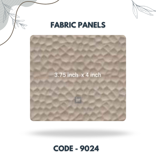 9024 - 3.75 X 4 INCH - LEATHER, FABRIC AND CORK SERIES -FURLITE - FABRIC PANEL