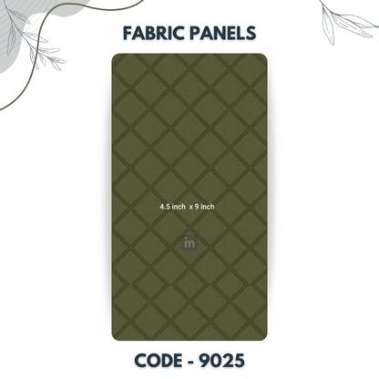 9025 - 4.5 X 9 INCH - LEATHER, FABRIC AND CORK SERIES -FURLITE - FABRIC PANEL