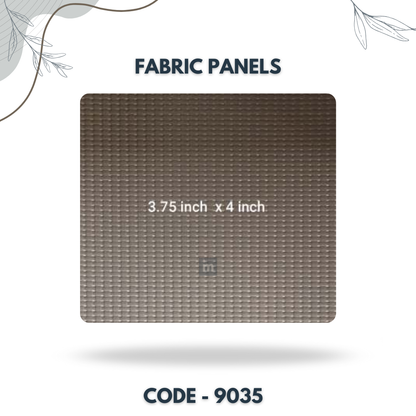 9035 - 3.75 X 4 INCH - LEATHER, FABRIC AND CORK SERIES -FURLITE - FABRIC PANEL