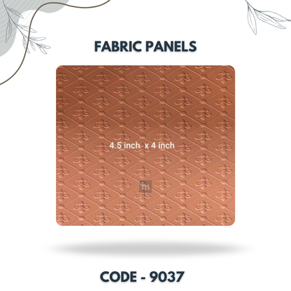 9037 - 4.5 X 4 INCH - LEATHER, FABRIC AND CORK SERIES -FURLITE - FABRIC PANEL