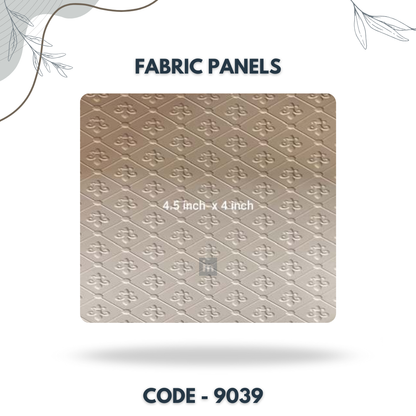 9039 - 4.5 X 4 INCH - LEATHER, FABRIC AND CORK SERIES -FURLITE - FABRIC PANEL