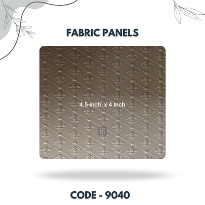 9040 - 4.5 X 4 INCH - LEATHER, FABRIC AND CORK SERIES -FURLITE - FABRIC PANEL