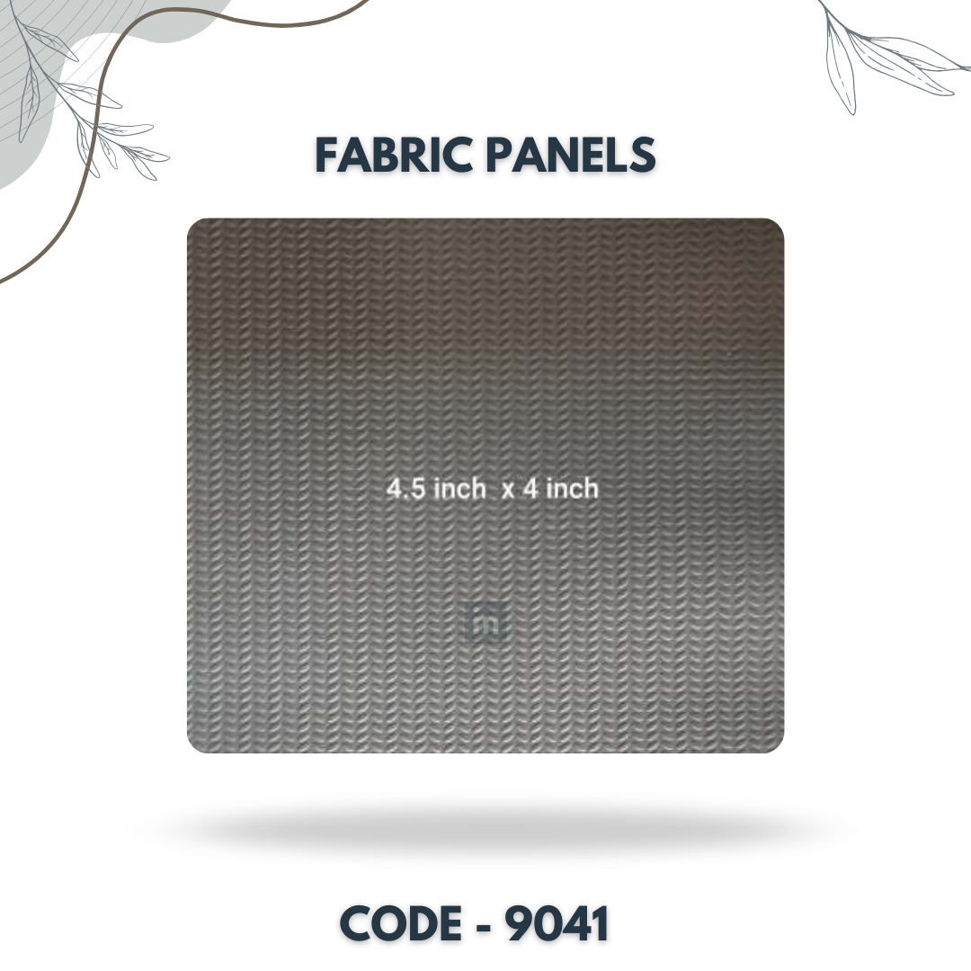 9041 - 4.5 X 4 INCH - LEATHER, FABRIC AND CORK SERIES -FURLITE - FABRIC PANEL