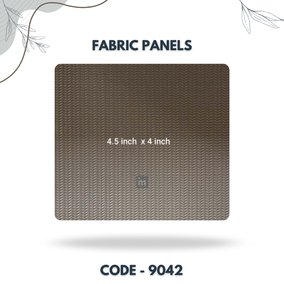 9042 - 4.5 X 4 INCH - LEATHER, FABRIC AND CORK SERIES -FURLITE - FABRIC PANEL