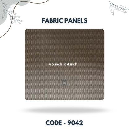 9042 - 4.5 X 4 INCH - LEATHER, FABRIC AND CORK SERIES -FURLITE - FABRIC PANEL